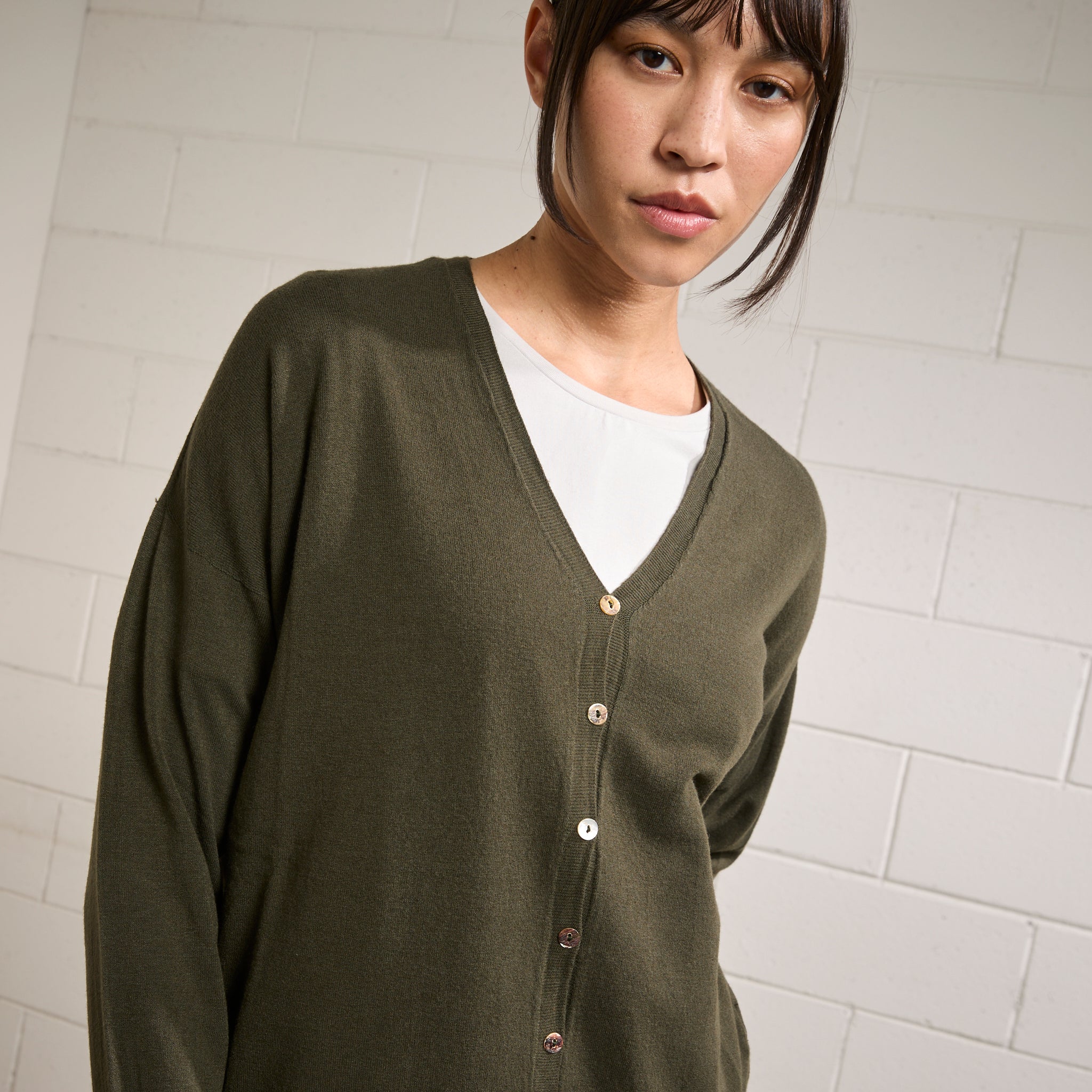 Cardigan Con Bottoni