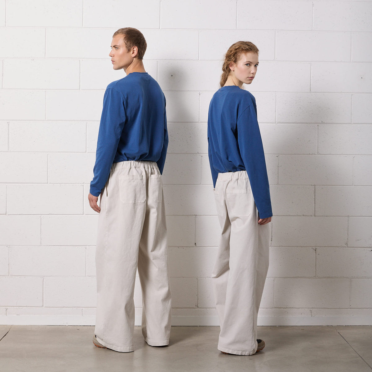 PANTALONE PALAZZO WIDE LEG 4 TASCHE