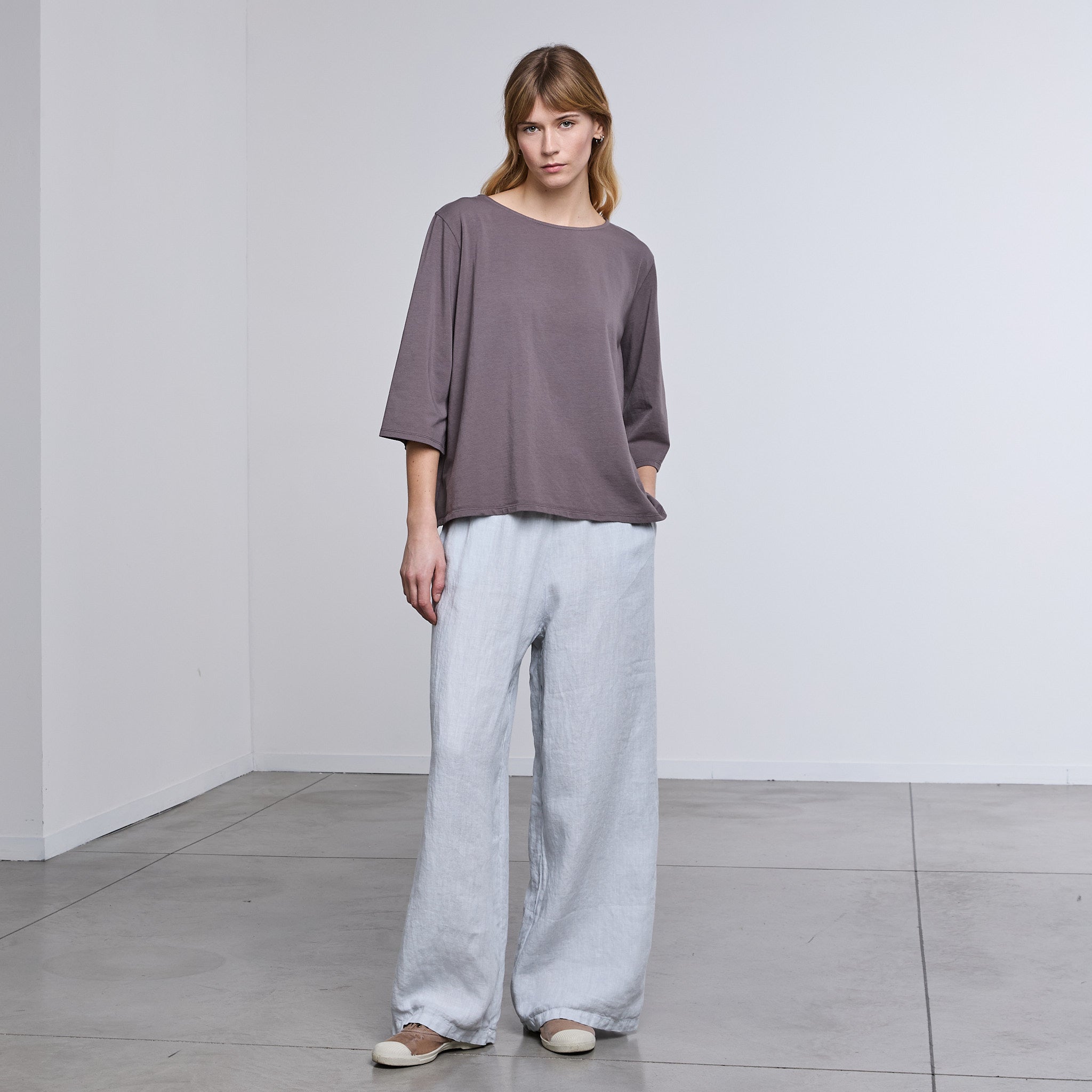 T-SHIRT A-SHAPE MANICA 3/4