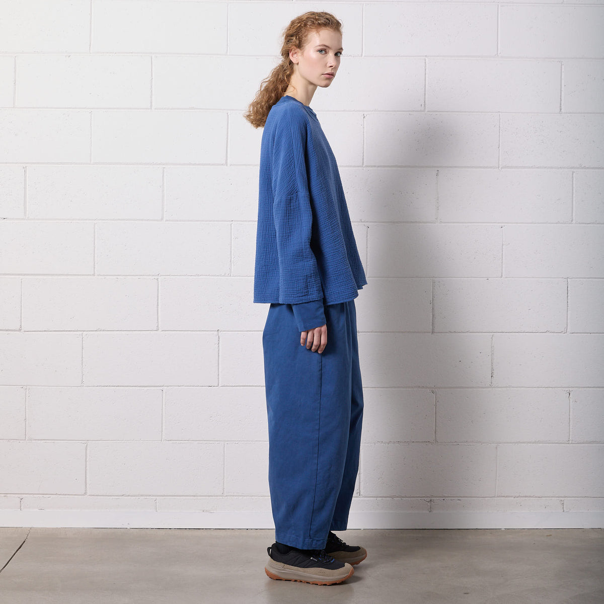 BLUSA BOXY MANICA LUNGA