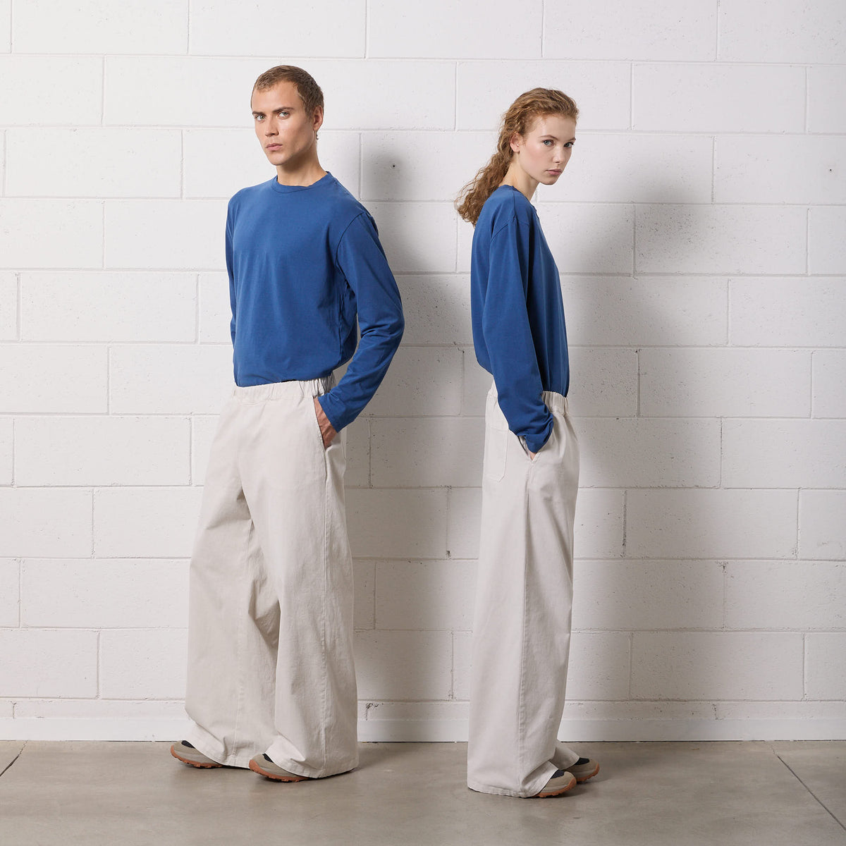 PANTALONE PALAZZO WIDE LEG 4 TASCHE
