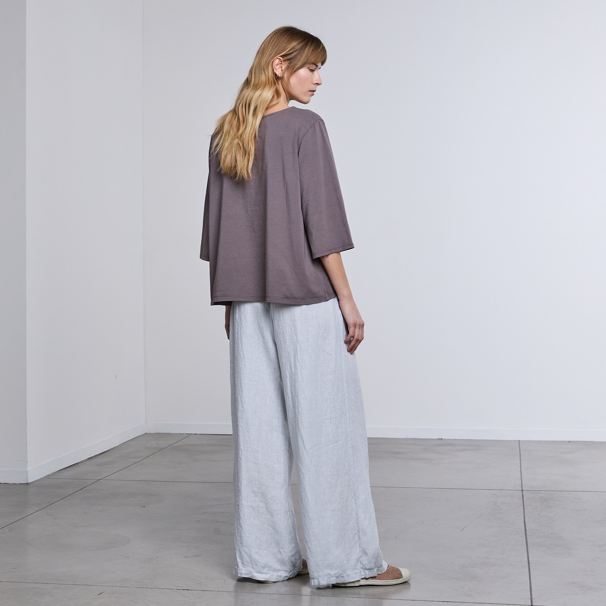 T-SHIRT A-SHAPE MANICA 3/4